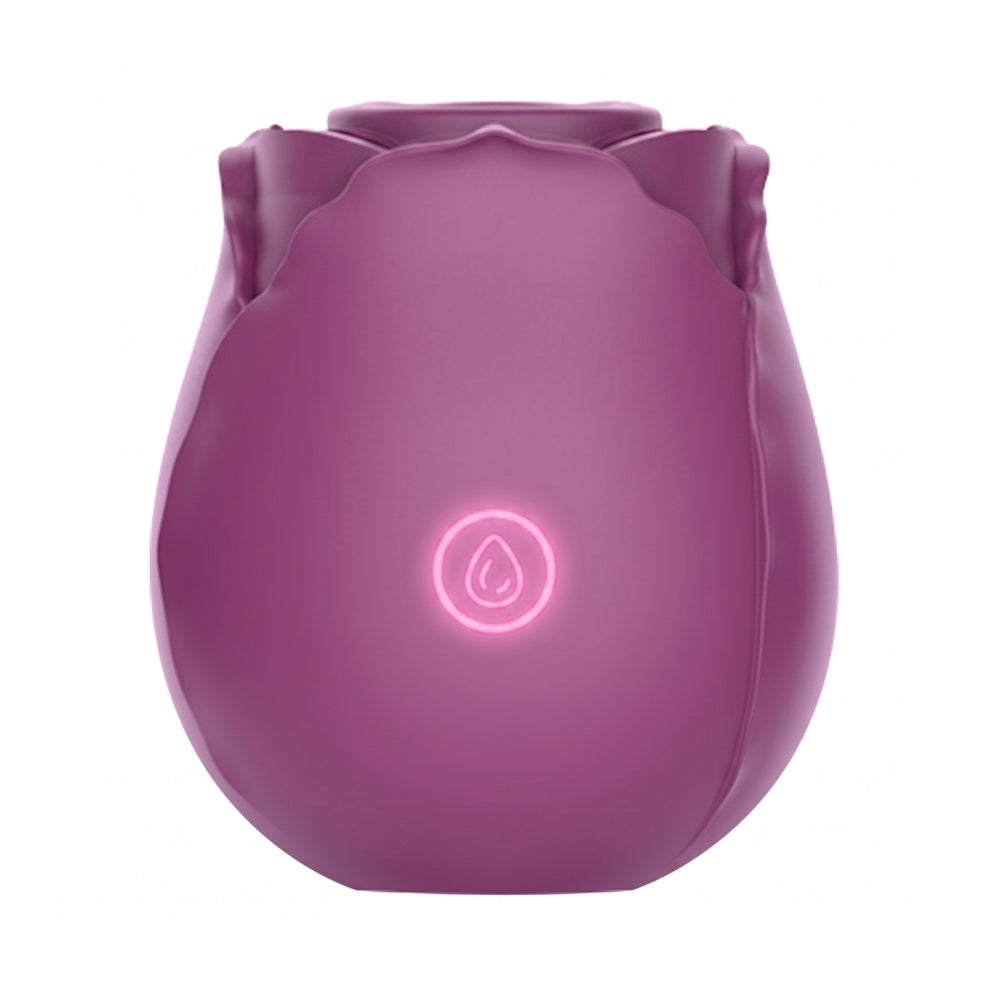 Loving Joy Rose Toy Clitoral Suction Vibrator Purple