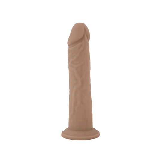 SilexD 8 inch Realistic Liquid Silicone Dildo with Suction Cup